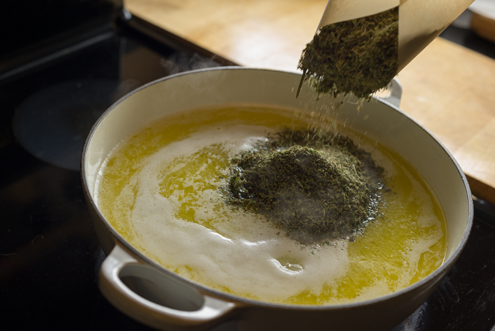 Making cannabutter at home is easy -- and legal. Photo by Bruce Wolf, The Cannabist