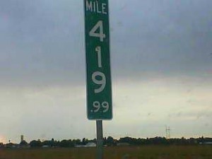 Colorado Department of Transportation hopes a Mile 419.99 sign on Interstate 70 thwarts thefts