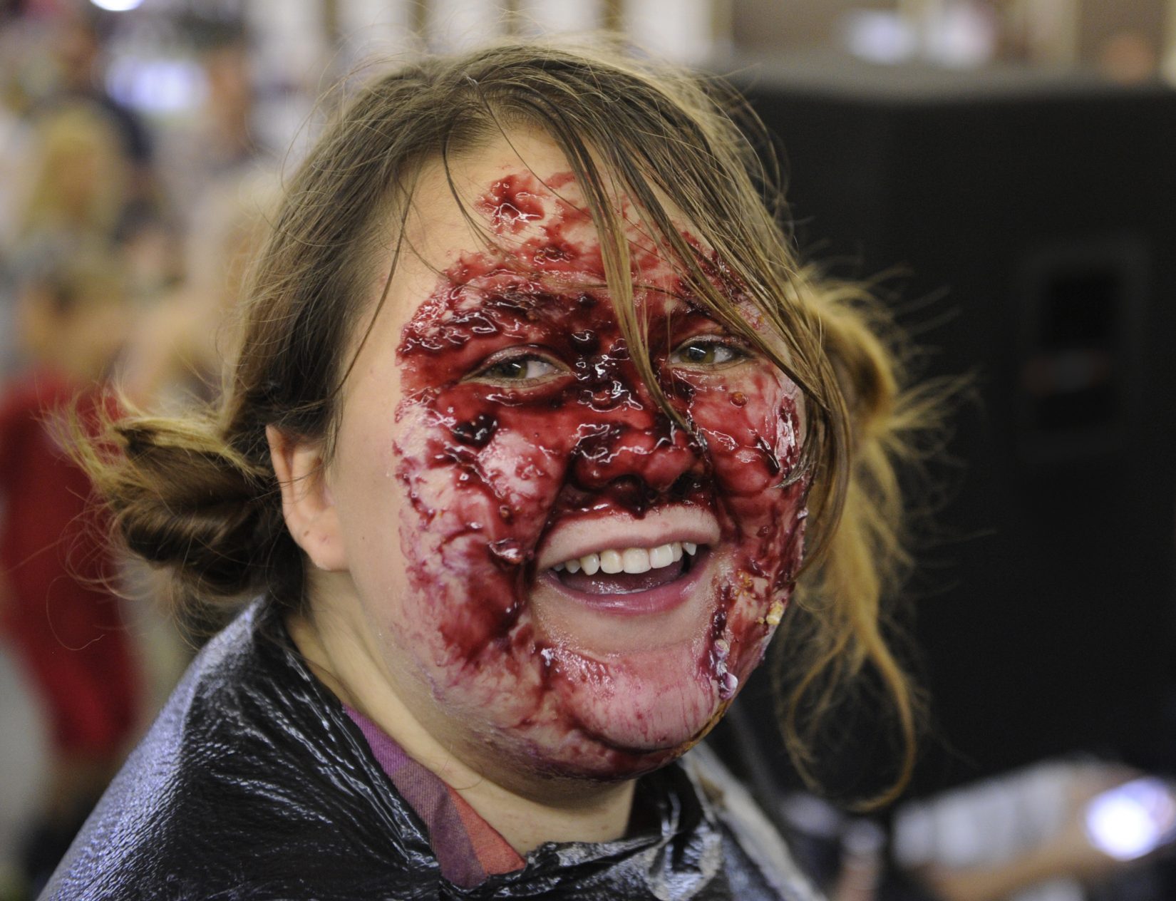 If this is how one competitor looked after the Denver County Fair's no-hands pie eating contest, how will the contestants in a Doritos-eating contest look after the fair's 2014 installment?