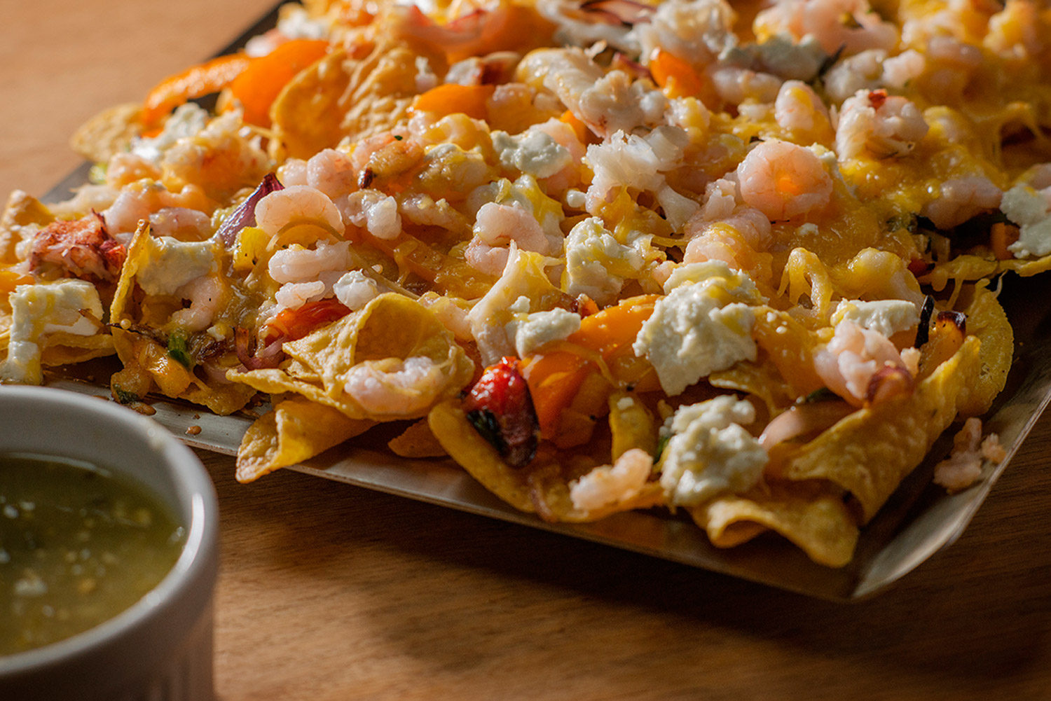 Seafood nachos: Super Bowl Kitchen Kush 