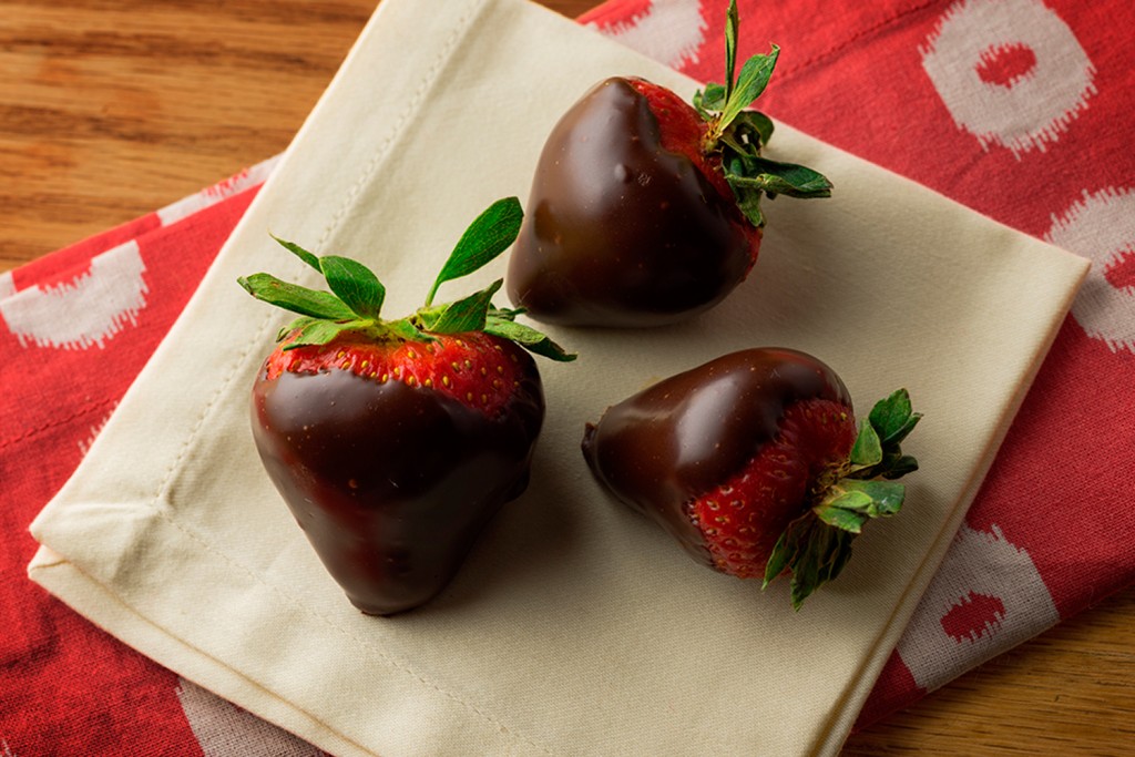 Canna-chocolate dipped strawberries