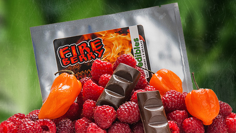 Incredibles' strongest pot chocolate bar is its Fireberry Bar, made of sweet dark chocolate, fresh-roasted habanero peppers, raspberries and 300 milligrams of THC hash oil.