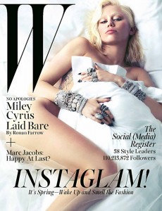 March 2014 cover of W magazine