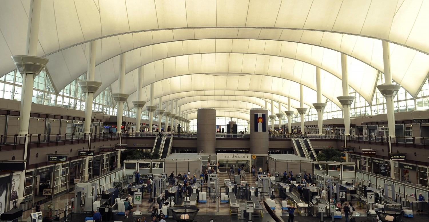 Denver International Airport had a record-breaking January in 2014. Did legal marijuana have anything to do with it? (Karl Gehring, The Denver Post)