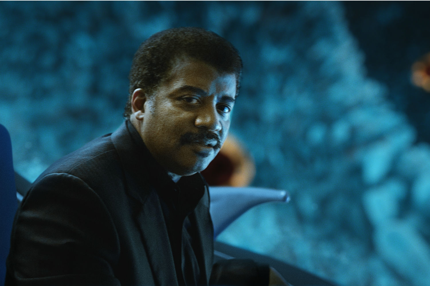Neil deGrasse Tyson, who hosts "Cosmos: A Spacetime Odyssey," isn't afraid to poke fun at himself. (Fox)