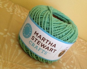 Gone Hemp: Martha Stewart Crafts cotton-hemp yarn blend