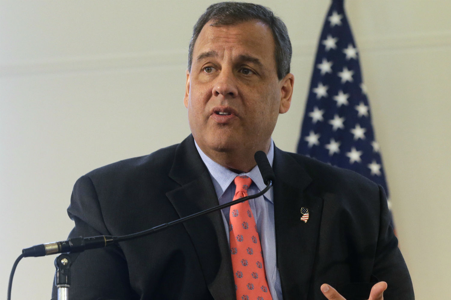 New Jersey Governor Chris Christie said marijuana will not be legalized in the state so long as he is governor. (Mel Evans, AP)