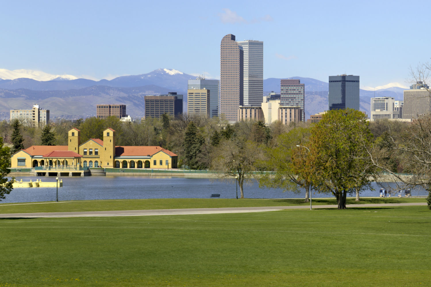 Denver's skyline, as seen from City Park. (Jupiter Images)
