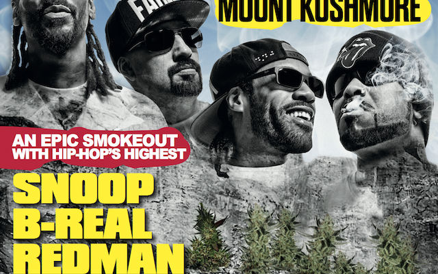 Welcome to Mount Kushmore: High Times' current cover plays off their own Mount Rushmore of sorts. (High Times)