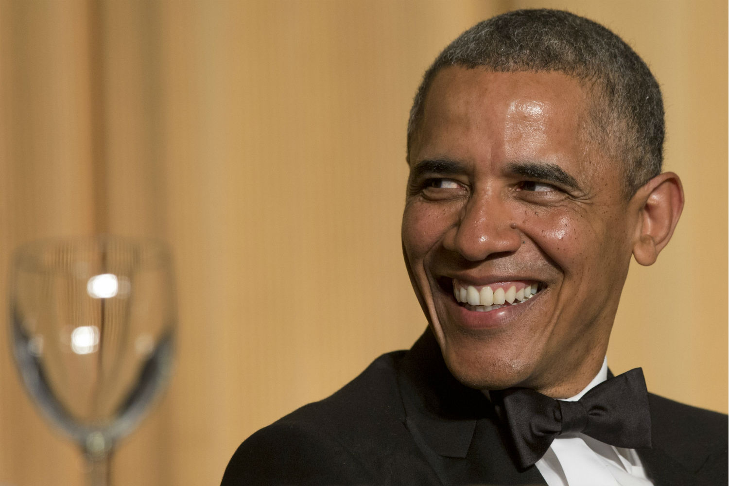 U.S. President Barack Obama at the White House Correspondents Dinner in May 2014. (Jacquelyn Martin, AP)