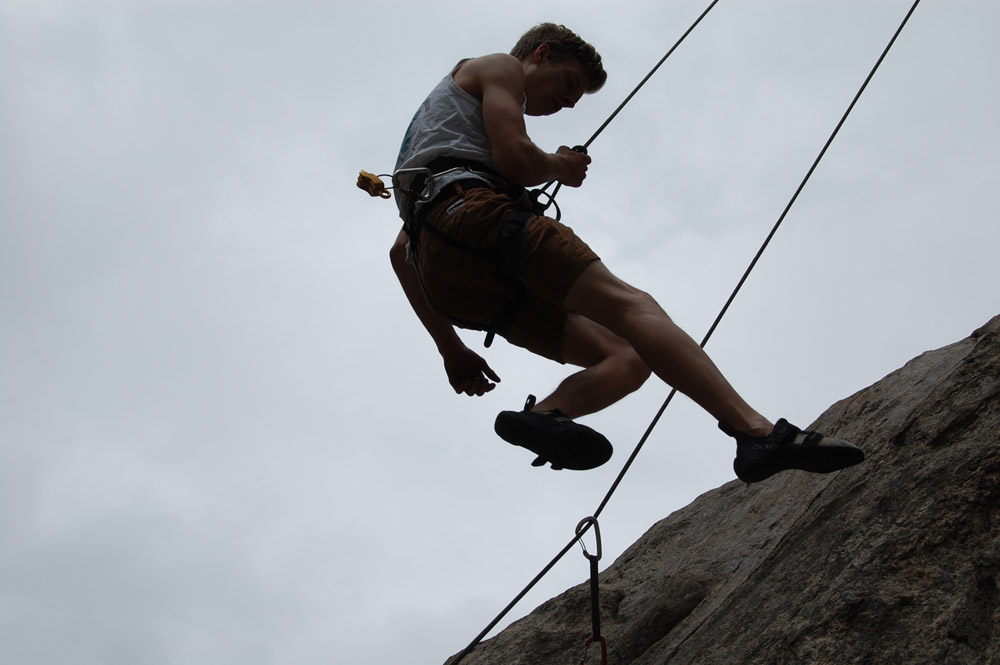 Weed Sport: Fear conquered on rock climb, but outing ends with a shock