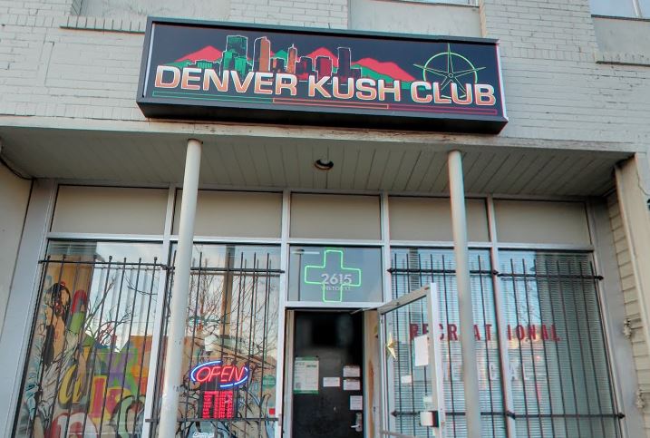 Outside the Denver Kush Club in Five Points (Google Street Views)