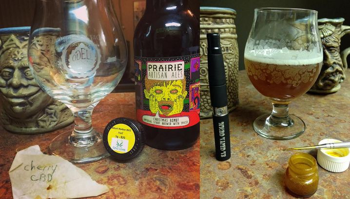 Some previous craft beer and marijuana pairings. (Ed Haas)