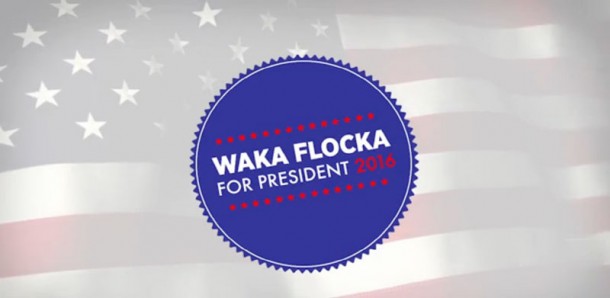 Rapper Waka Flocka Flame is running for President of the United States