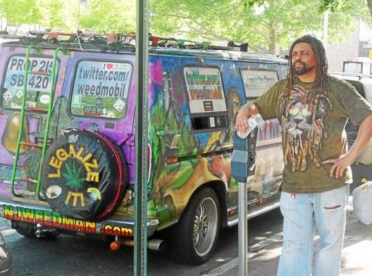 Ed Forchion stands outside his new restaurant called NJ Weedman's Joint, which is located in the 300 block of East State Street. (Penny Ray, Trentonian)
