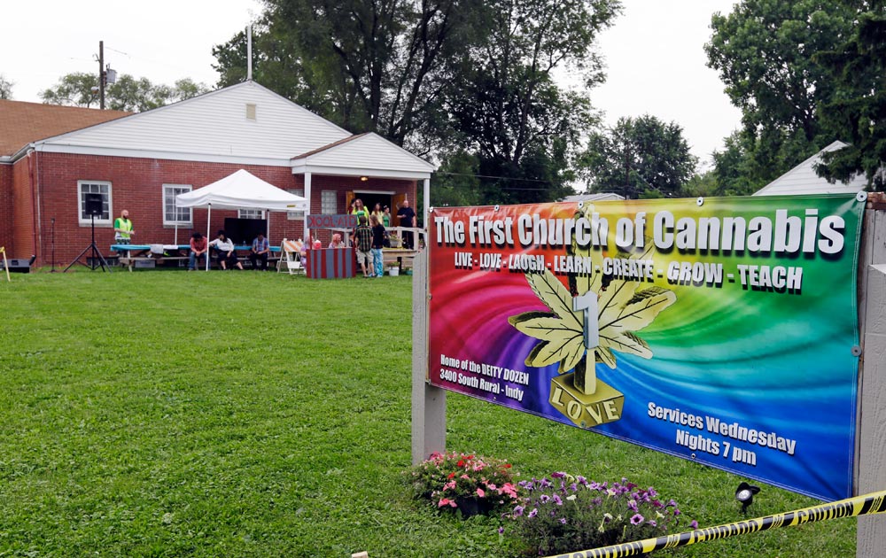 Indiana cannabis church founder plans weed-free first service