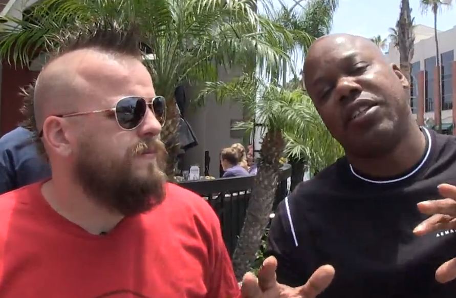 Rapper Too Short, right, with Denver-based ganjapreneur Jayson Emo, better known in the Colorado weed community as Giddy Up. (TMZ)