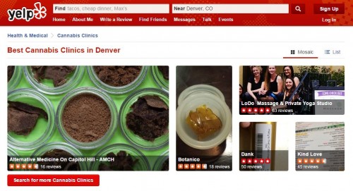 One of the best cannabis clinics in Denver, according to review site Yelp, is a massage studio that doesn't sell any marijuana. (yelp.com)