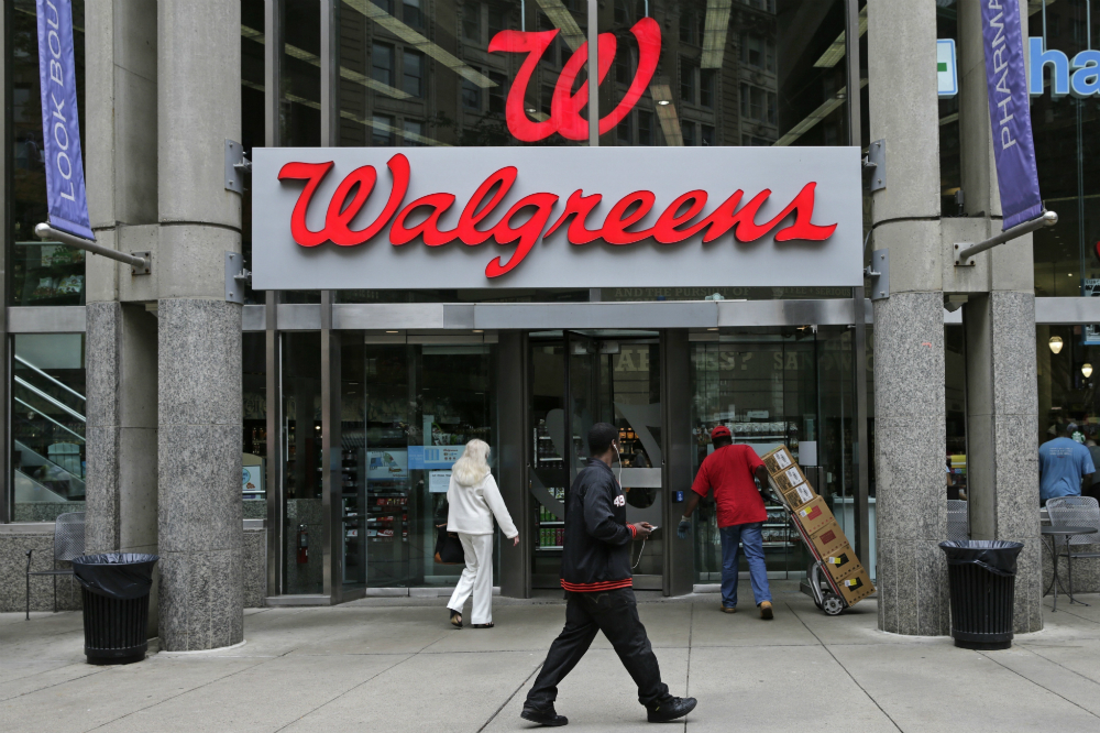 This June 4, 2014 file photo shows a Walgreens retail store in Boston. (Charles Krupa, AP file)