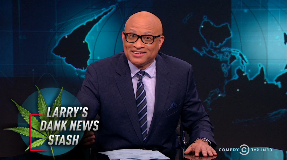 Larry's Dank News Stash on The Nightly Show with Larry Wilmore