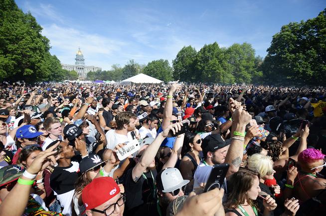 Denver police issue 18 marijuana-related tickets at Saturday's 420 Rally