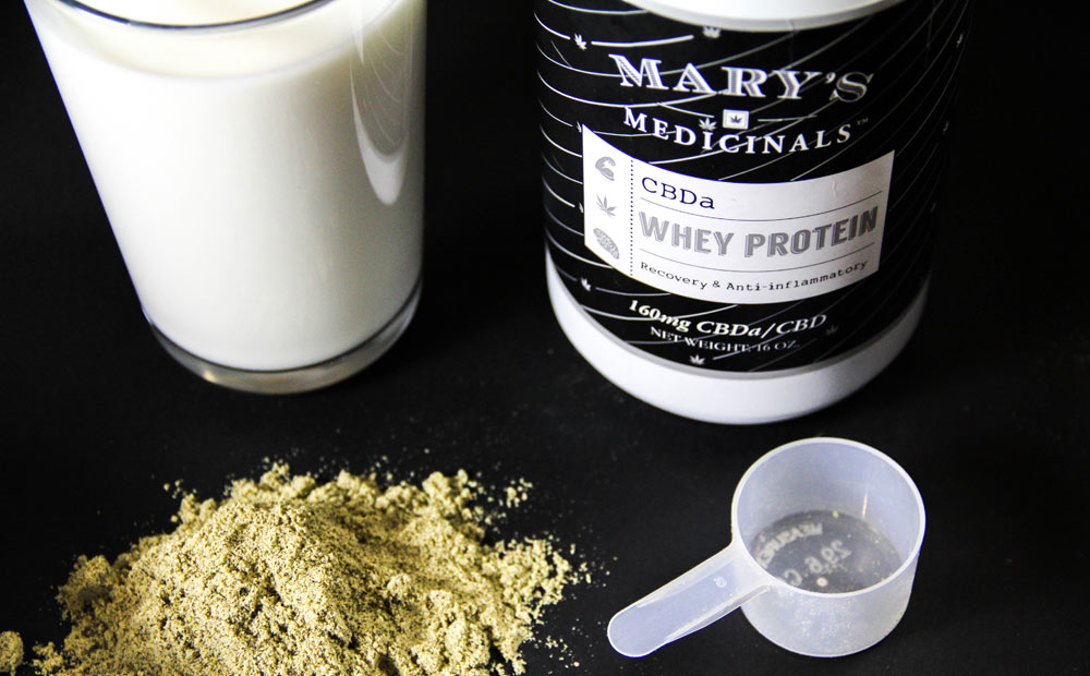 Surprising cannabis products: Mary's Medicinals infused whey protein powder