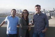 From left, Jonathan Bernbaum, Tania Goulart and Peter Bain (Courtesy of Pax Labs)
