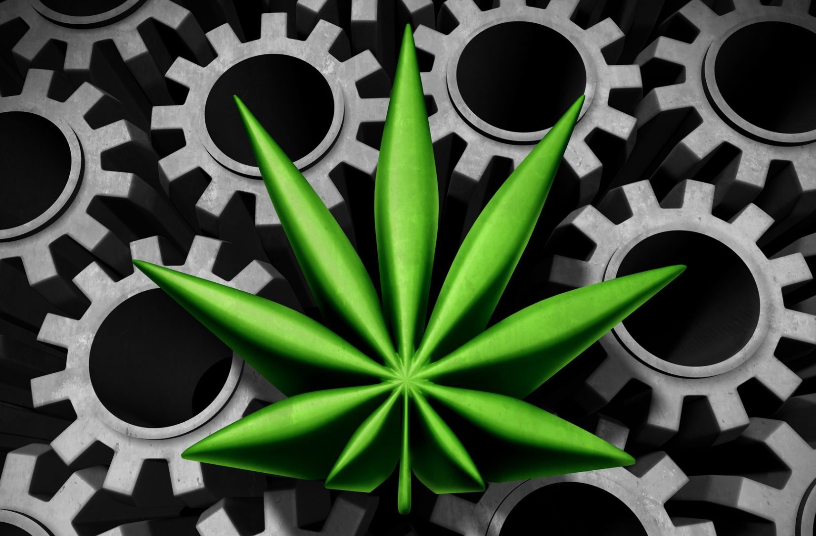 Marijuana Industry concept graphic