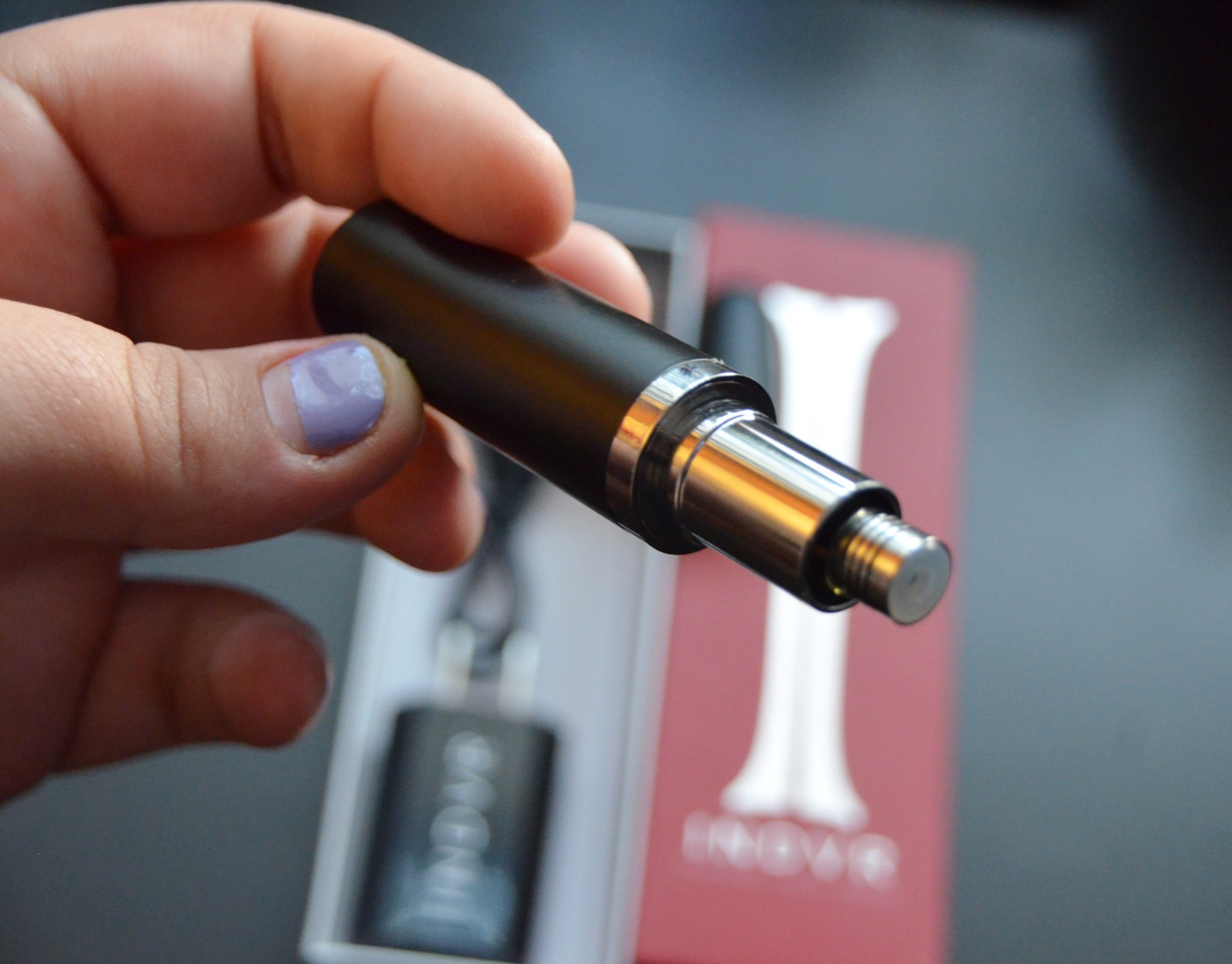 INVDR Lipstick weed vaporizer with cartridge (Lindsey Bartlett, The Cannabist)