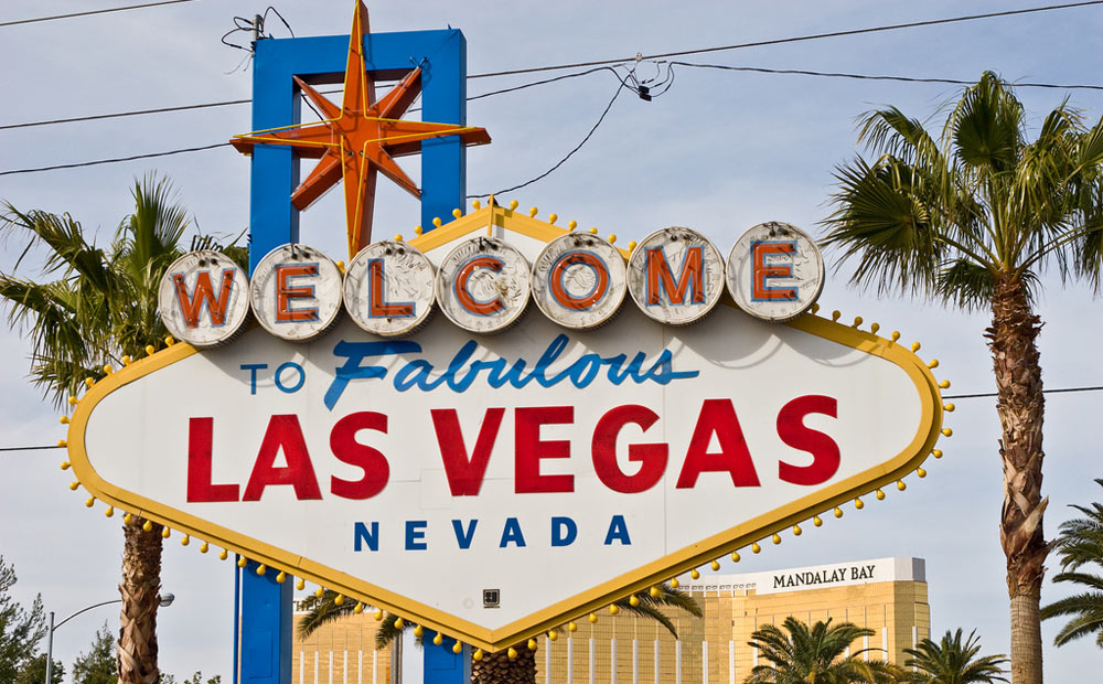 Nevada tourism Las Vegas sign