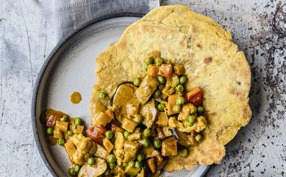 Weed recipe: Curry with ritty roti