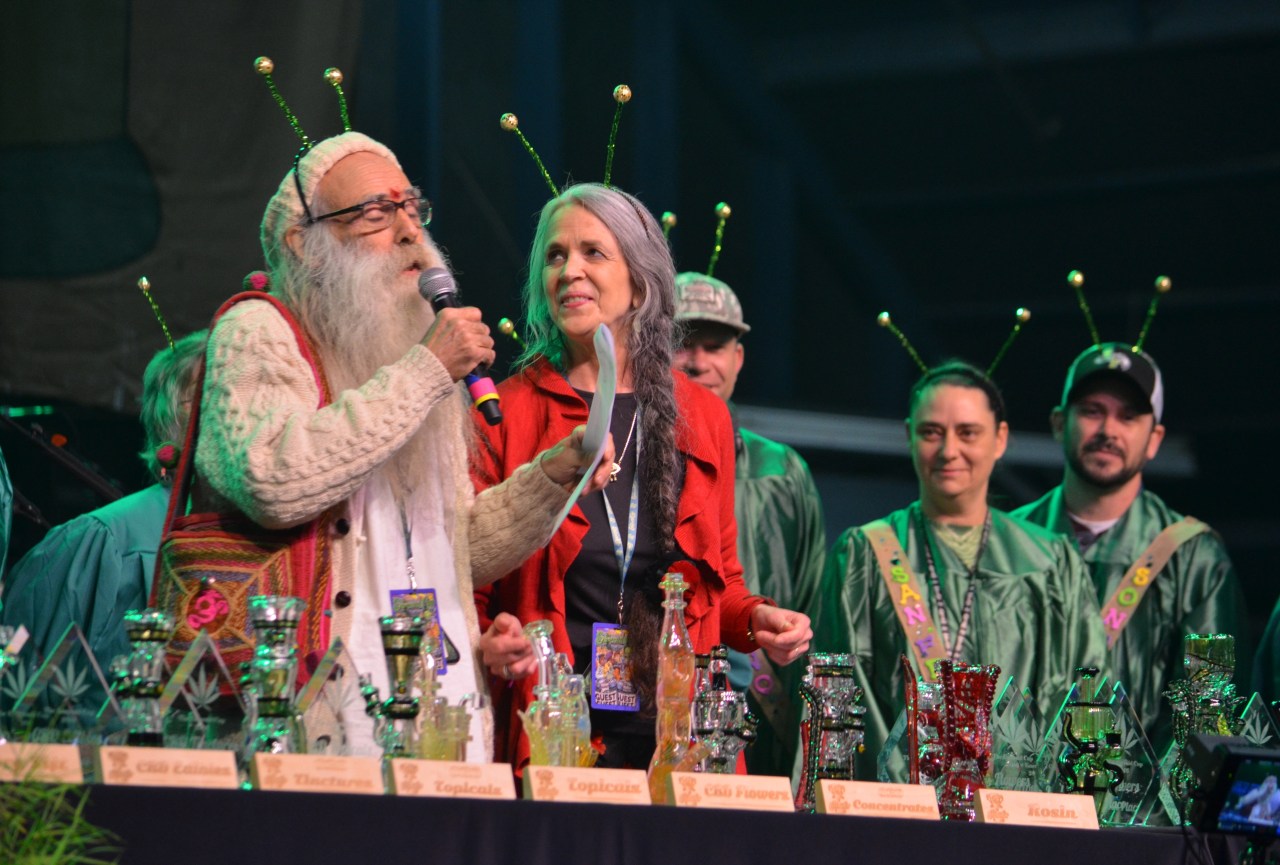 Marijuana festivals judging at Emerald Cup