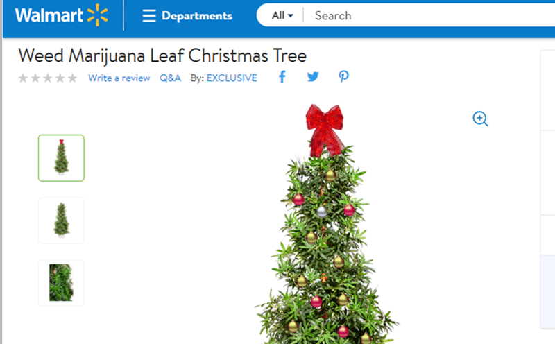 walmart marijuana tree