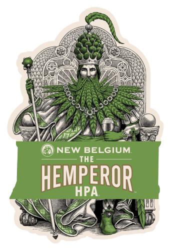New Belgium announces The Hemperor HPA hemp beer. (photo provided by New Belgium Brewery)